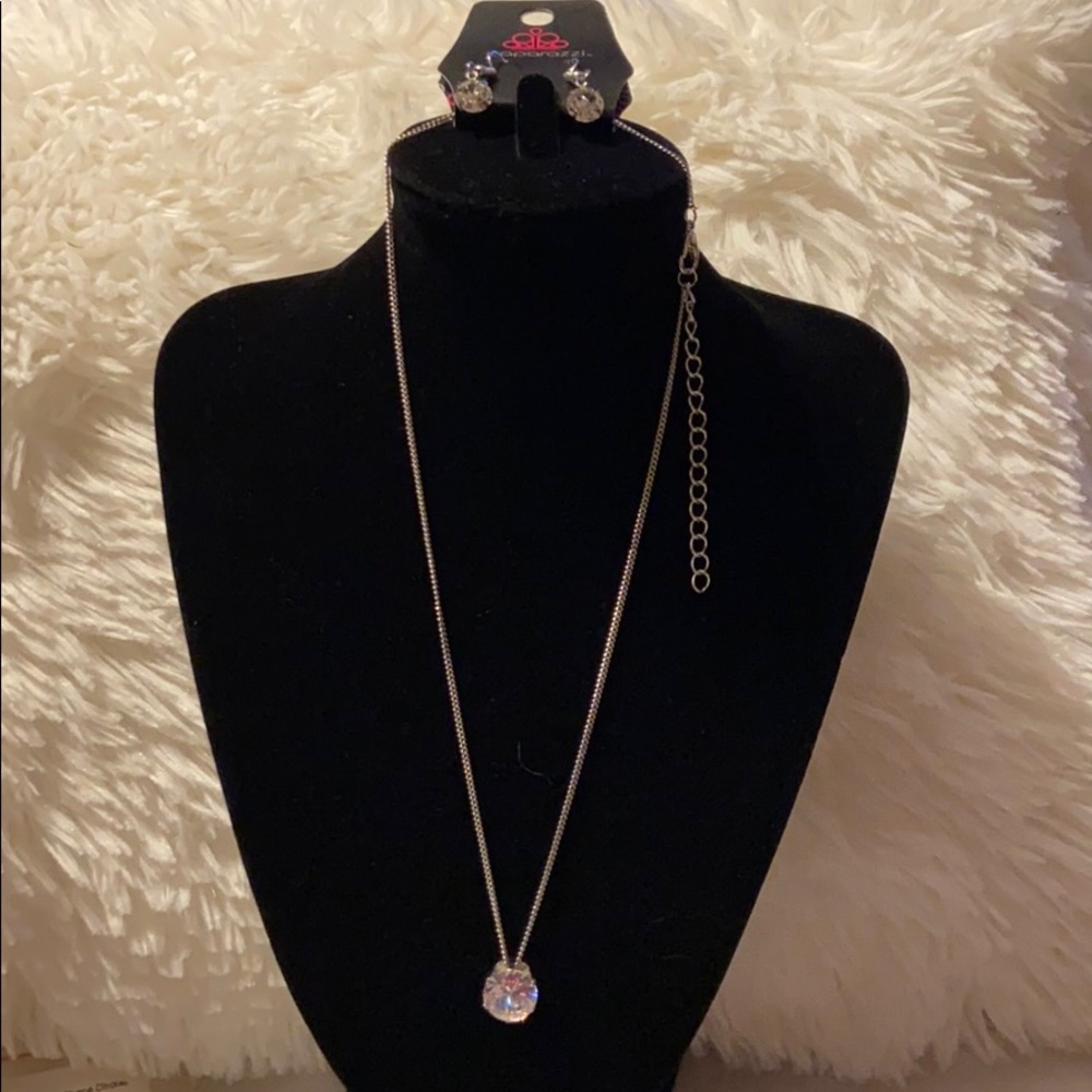 Paparazzi earrings and necklace set